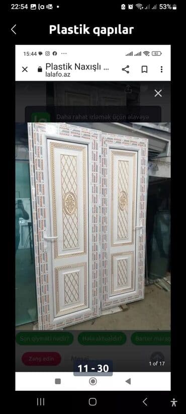 qapı setkaları: Yeni Plastik qapı 80x200 sm Zamok və çərçivə ilə, Zəmanətli, Pulsuz quraşdırma, Ödənişli çatdırılma, Rayonlara çatdırılma, Pulsuz çatdırılma — 13