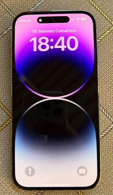 iphon 6 plus: IPhone 14 Pro, 128 GB, Deep Purple, Simsiz şarj, Face ID — 1