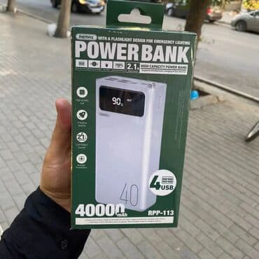 baseus power bank: Powerbank Samsung, 40000 mAh, Yeni — 1