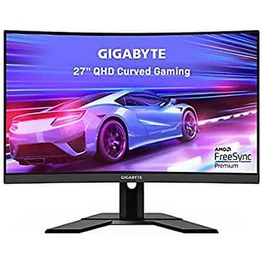 masaustu komputer dəsti: Monitor GIGABYTE G27QC A 27" 165Hz 2560 x 1440 1ms (MPRT) HDMI: 2 — 1
