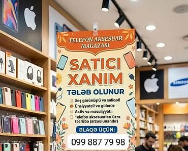 nerd satışı: Satış məsləhətçisi tələb olunur, Yalnız qadınlar üçün, Təcrübəsiz — 1