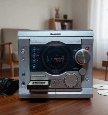 колонка: Samsung MAX-J530 mini komponent audio sistemi kasset .disc .aux — 1