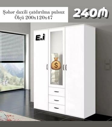 Masalar və oturacaqlar: Yeni, Qarderob, paltar dolabı — 1