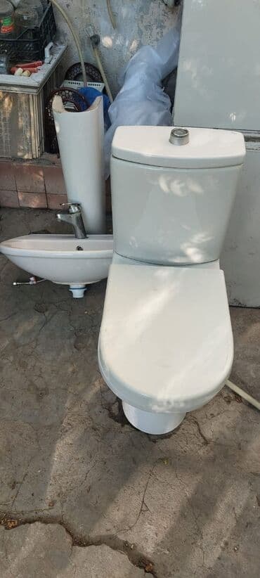 2ci əl unitaz: Unitaz təkdə var dəst də var — 2