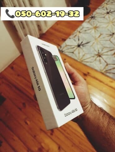 Samsung Galaxy A56, 256 GB, rəng - Qara, Sensor, Barmaq izi, Face ID lalafo.az -da Samsung Galaxy A56, 256 GB, rəng - Qara, Sensor, Barmaq izi, Face ID