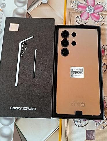 150 manata telifon: Samsung Galaxy S25 Ultra, 512 GB, rəng - Boz, Barmaq izi — 1