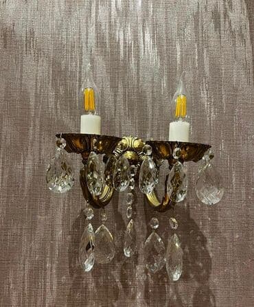 dəhliz üçün çilçıraqlar: Çılçıraq, 10 və daha çox lampa, Xrustal — 2