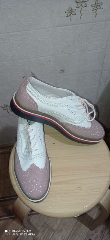 Botinka və botilyonlar: Ölçü: 38.5, rəng - Ağ, İşlənmiş — 6