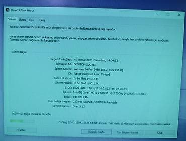 printer hp 515: - Prosessor: Intel Core i5‑3470 (4 nüvə, 3.2 GHz) - Operativ yaddaş: 8 — 3