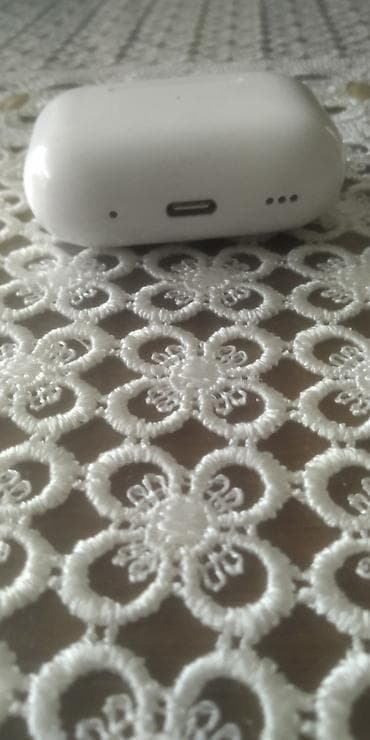 iphone 14 pro ekranı: İşlənmiş Simsiz (Bluetooth) Qulaqcıqlar, Apple, rəng - Ağ — 2