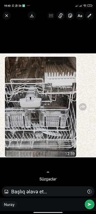 tablet sat: Gömülü quraşdırılan De Dietrich qabyuyan maşın mebel içi işlənməyib 2 — 2