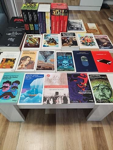 Hamısı əla vəziyyətdə yeni və az işlənmiş kitablar. 3 manatdan