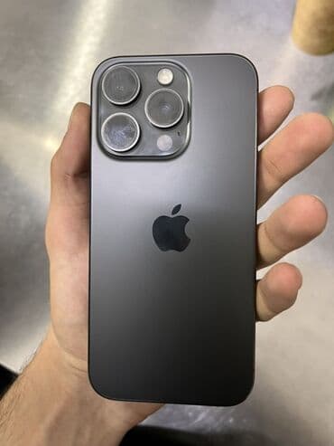 Powerbanklar: IPhone 15 Pro, 256 GB, Qara, Face ID — 1