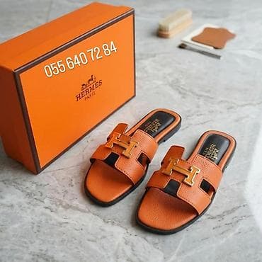 Hermès Paris qadın şlapesi - Model: Oran stili, ön hissədə ikonik “H”