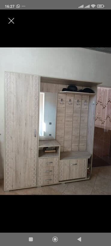 avanqard mebeller: İşlənmiş, Açılan, 1 qapı Düz dolab, Dəhliz dolabı — 1