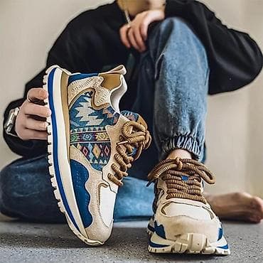 piton ayaqqabı: Unisex idman ayaqqabısı – etnik naxışlı dizayn OLCUlER 40-44 - — 2