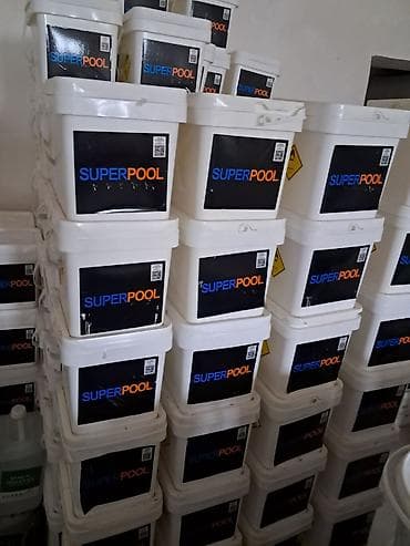 qapaq: Xlor toz - tablet cəmi 30 azn 5 kg SUPERPOOL hovuz kimyəvi məhsulları — 1