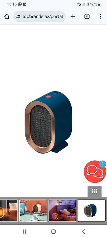 Portativ masaüstü elektrikli istilik cihazı - Kompakt ölçü: masa