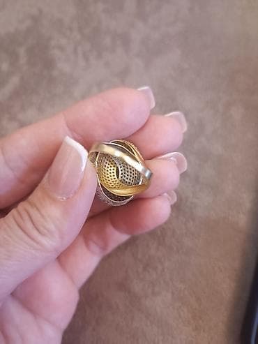 kişi uzuk: Üzük, Sarı qızıl, 585 Əyar — 3