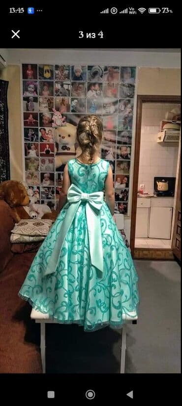 заказать шоу мыльных пузырей: Продаю нарядное платье для девочки (рост до 120 см) Платье шилось на — 1