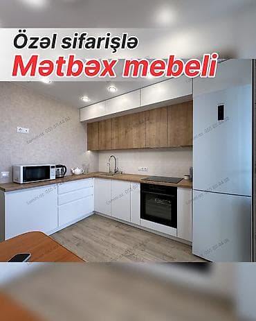 101 roza: Sifarişlə mətbəx dəsti, Özü çəkən petlələr, Teksturalı laminat, Kredit yoxdur — 1