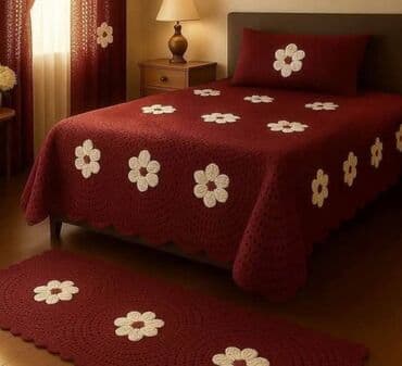 Yataq üçün Yeni rəng - Qırmızı Yataq örtüyü