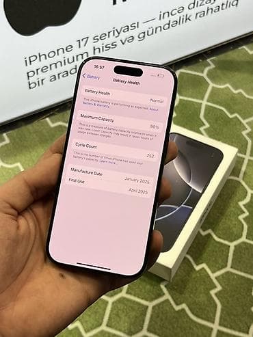 IPhone 16 Pro, 256 GB, Black Titanium, Face ID — 10