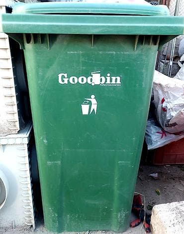 Tullantı qabları: Məhsul: Təkərli sənaye tipli zibil qutuları – Goodbin - Həcm: Böyük — 2