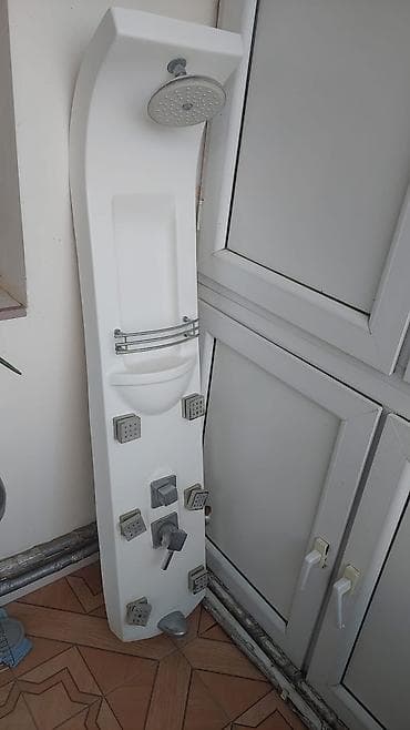 Duş paneli – çoxfunksiyalı hidromassaj sistemli - Material: ağ korpus — 2