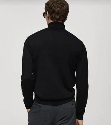 xadimə geyimləri: Sviter, Mango, S, rəng - Qara — 5