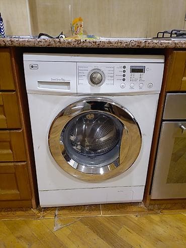 lg paltaryuyan servis: LG paltaryuyan maşın – ön yükləməli, Direct Drive 5 kq (model — 4