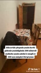 guneslide kiraye: 60 м², 2 комнаты, Интернет, Телефон, Газ — 1