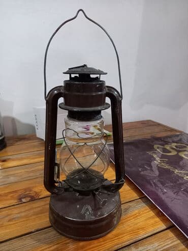 ночник ракета ссср: Metallik korpuslu klassik kerosin/fənər lampası - Material: möhkəm — 1