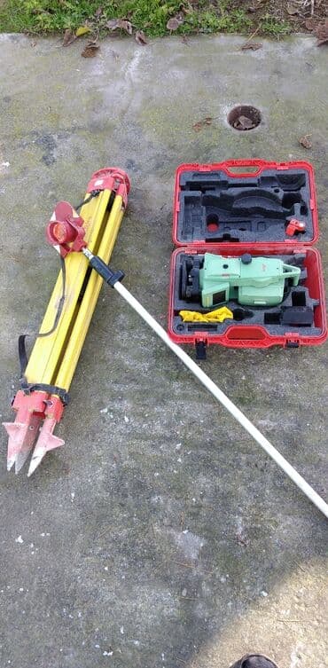 rutubet ölçen cihazlar: Taxeometr в рабочем хорошем состояние штатив и отражатель всё вместе — 9