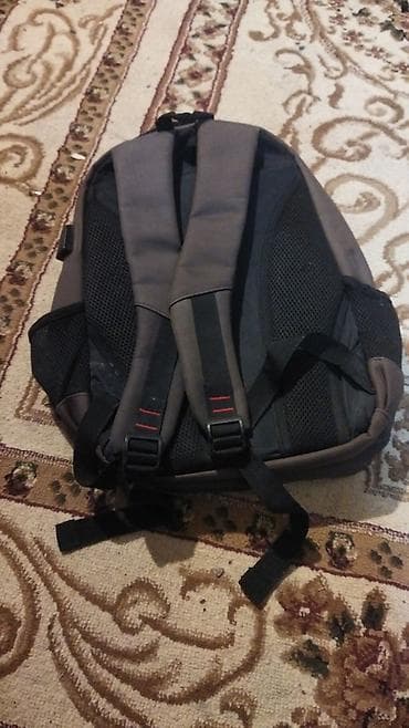 Rukzaklar: WENHAO brendi şəhər tipli bel çantası - Rəng: tünd boz - Material — 3