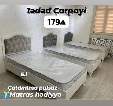 tek neferlik carpayilar: Təknəfərlik çarpayı, Matras ilə — 1