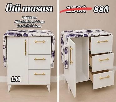 Ütü masası‼️ 
Yenidir‼️
Qiymət : 88₼
Çatdırılma ödənişlidir