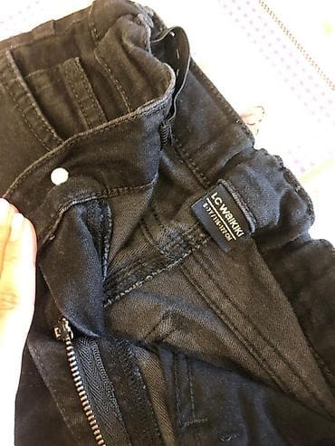 cins kombinzon: LC Waikiki uşaq cins şalvarı - Rəng: Açıq boz (washed effektli) - — 9