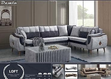 Damla Mebel – LOFT künc divanı Fabrik istehsalı mebellərin topdan