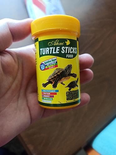 suda yaşayan heyvanlar: Akvaryum üçün set: 1) AHM Turtle Sticks Food – su tısbağaları üçün — 1