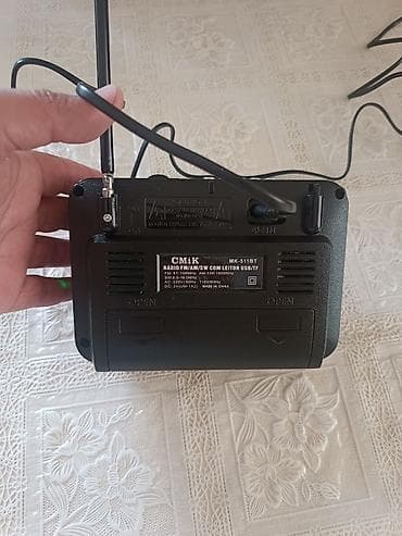 sim kartli saat: CMiK MK-511BT daşınan radio-maqnitofon - Dalğa diapazonları: FM, SW — 2