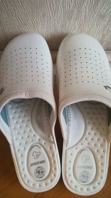 kişi üçün yun şap şaplar: Ağ sabo . Gezer. razmer 42 — 1