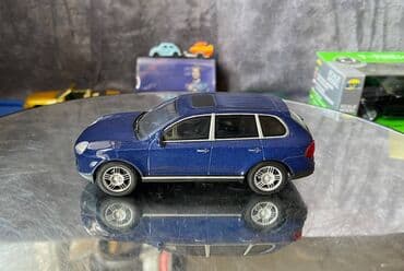 теннисный стол: Коллекционная модель Porsche Cayenne S 4.5 type 955 blue 2002 — 2
