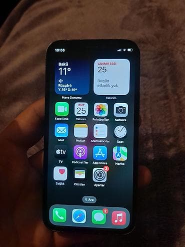 kamerasız telefon: IPhone 12, 128 GB, Qara — 6