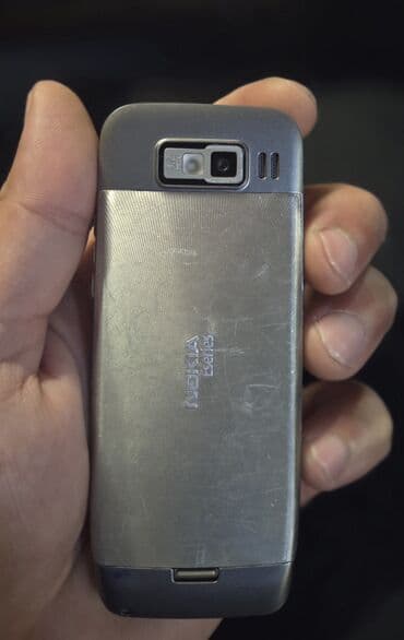 Nokia E52, rəng - Gümüşü, Düyməli