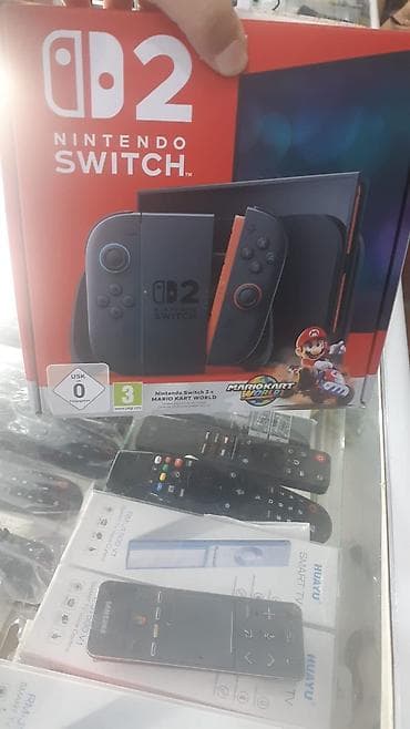 Nintendo Switch 2 + Mario Kart World dəsti - Qutu tərkibi: Nintendo