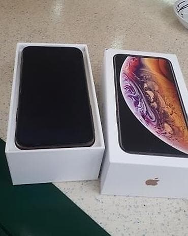 iphone komputer: IPhone Xs, 256 GB, Matte Gold, Zəmanət, Barmaq izi, Face ID — 1