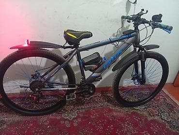BMX marka dağ velosipedi - Çərçivə: yüngül lehimli, gri-mavi rəng