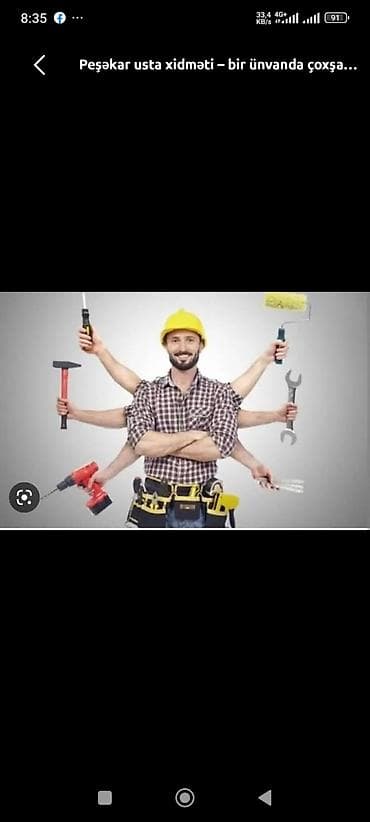 Döşəmə işləri: Peşəkar usta xidməti – bir ünvanda çoxsaylı işlərin görülməsi — 1