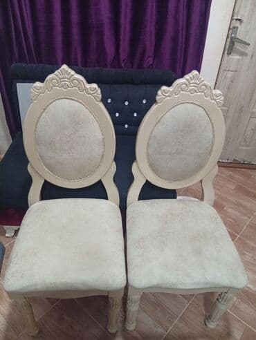 Qonaq otağı üçün, Qatlanmayan, rəng - Bej Stul